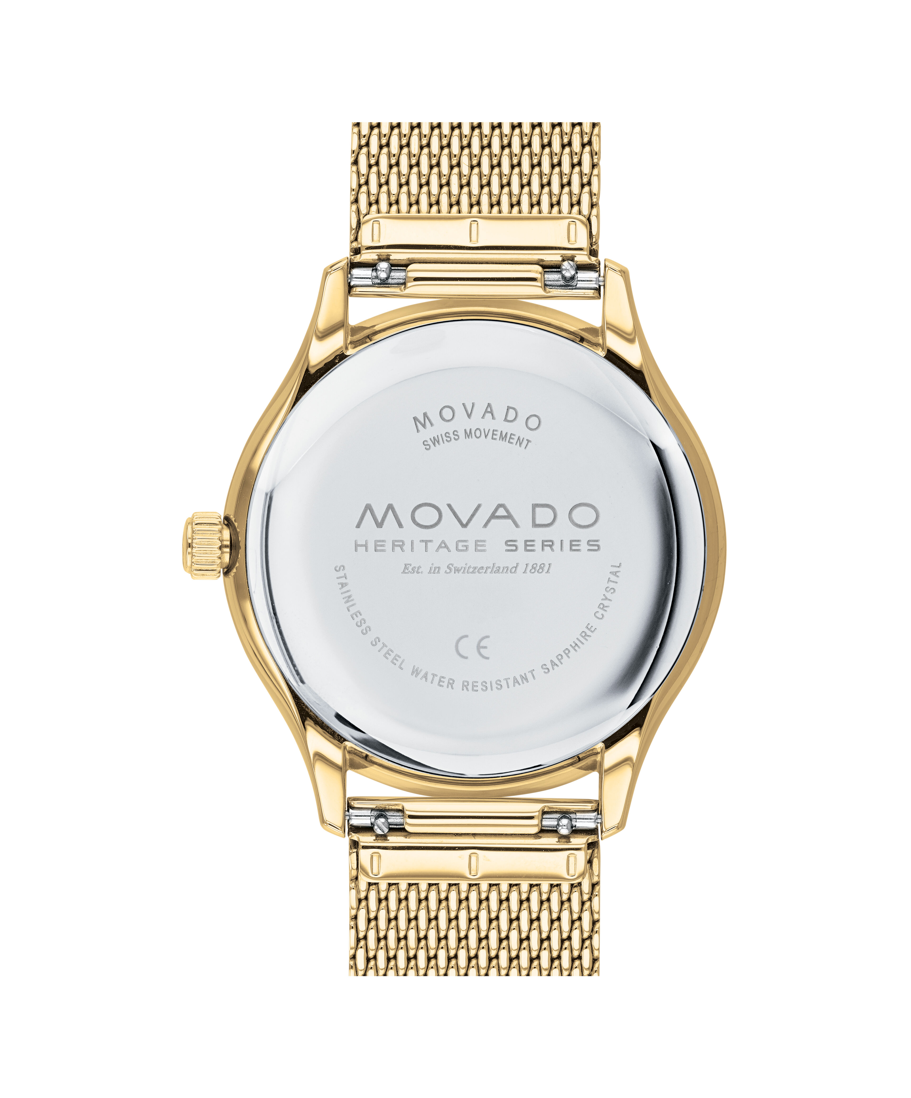 Movado two-tone stainless steel case with diamonds black museum dial stainless steel bangle
